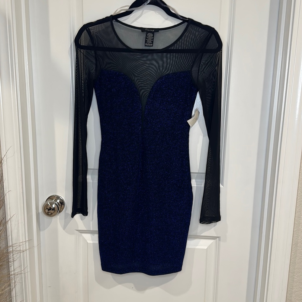 Sheer dress in a size large